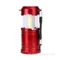 Camping Light Portable Lantern com holofotes de LED